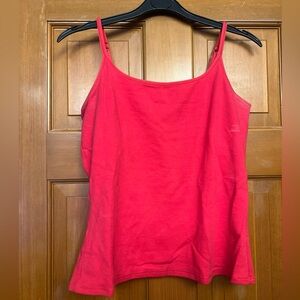EXPRESS Camisole with Built-in Bra, L, Hot Pink, Gently Worn